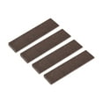thumbnail image 1 of Felt Furniture Pads, 4" x 1" Self Adhesive Square Floor Protectors, Brown 24Pack, 1 of 6