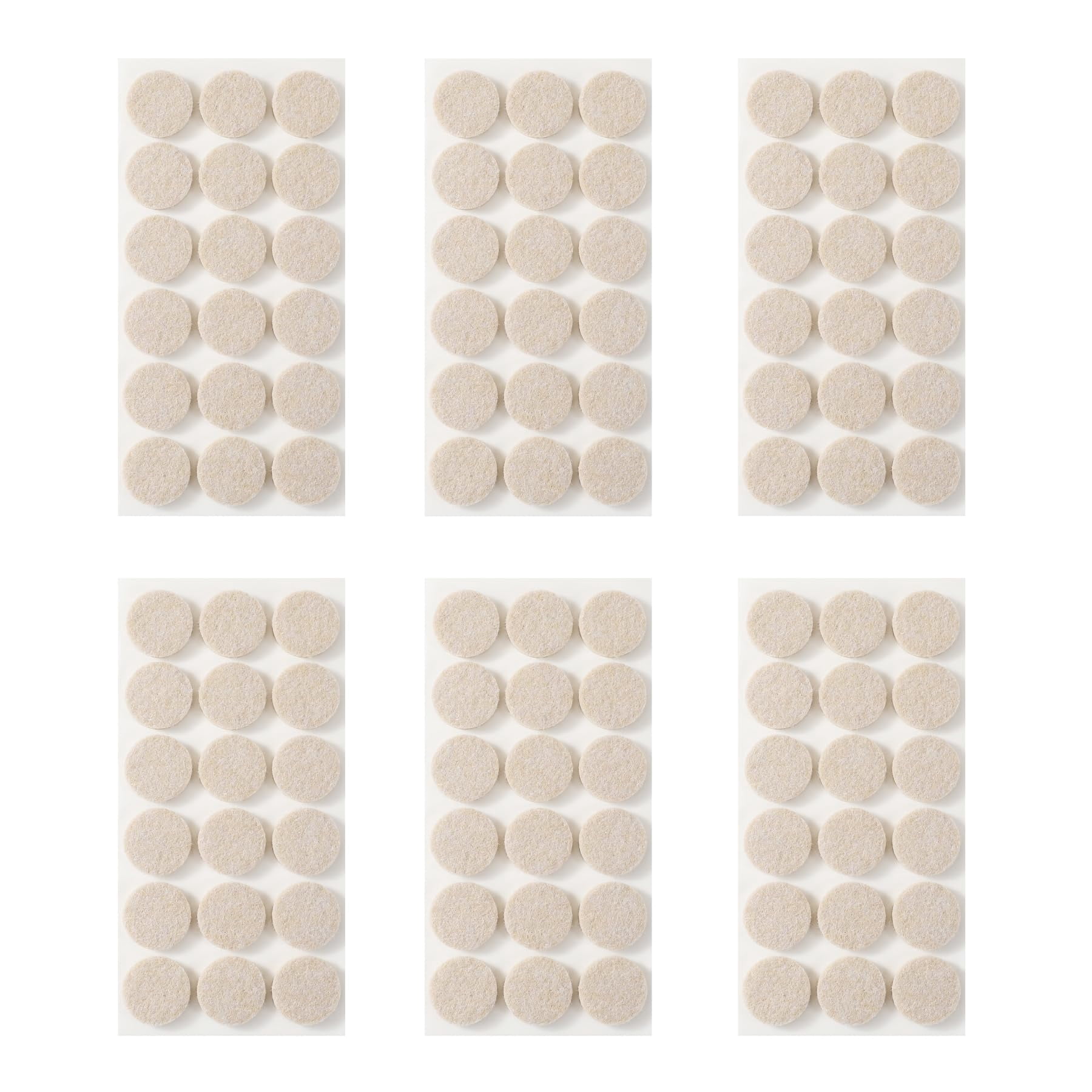 Felt Furniture Pads For Hardwood Floors - Self Adhesive Chair  Floor Protector Feet Sliders Moving Your Smoothly Anti Scratch 108 1" Round