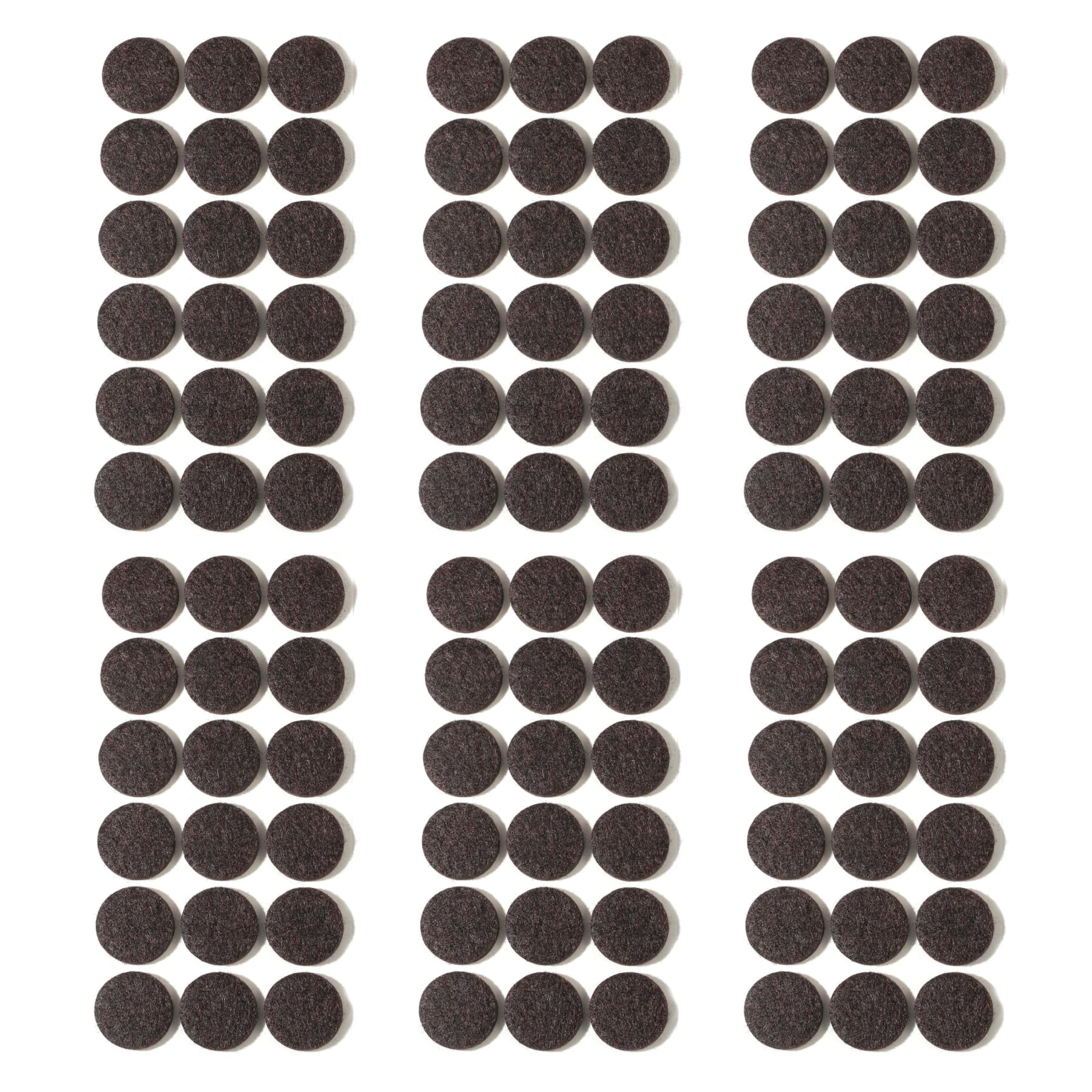 Felt Furniture Pads For Hardwood Floors - Self Adhesive Chair Pad  Floor Protector Feet Sliders Moving Smoothly Anti Scratch 108 1" Round Brown