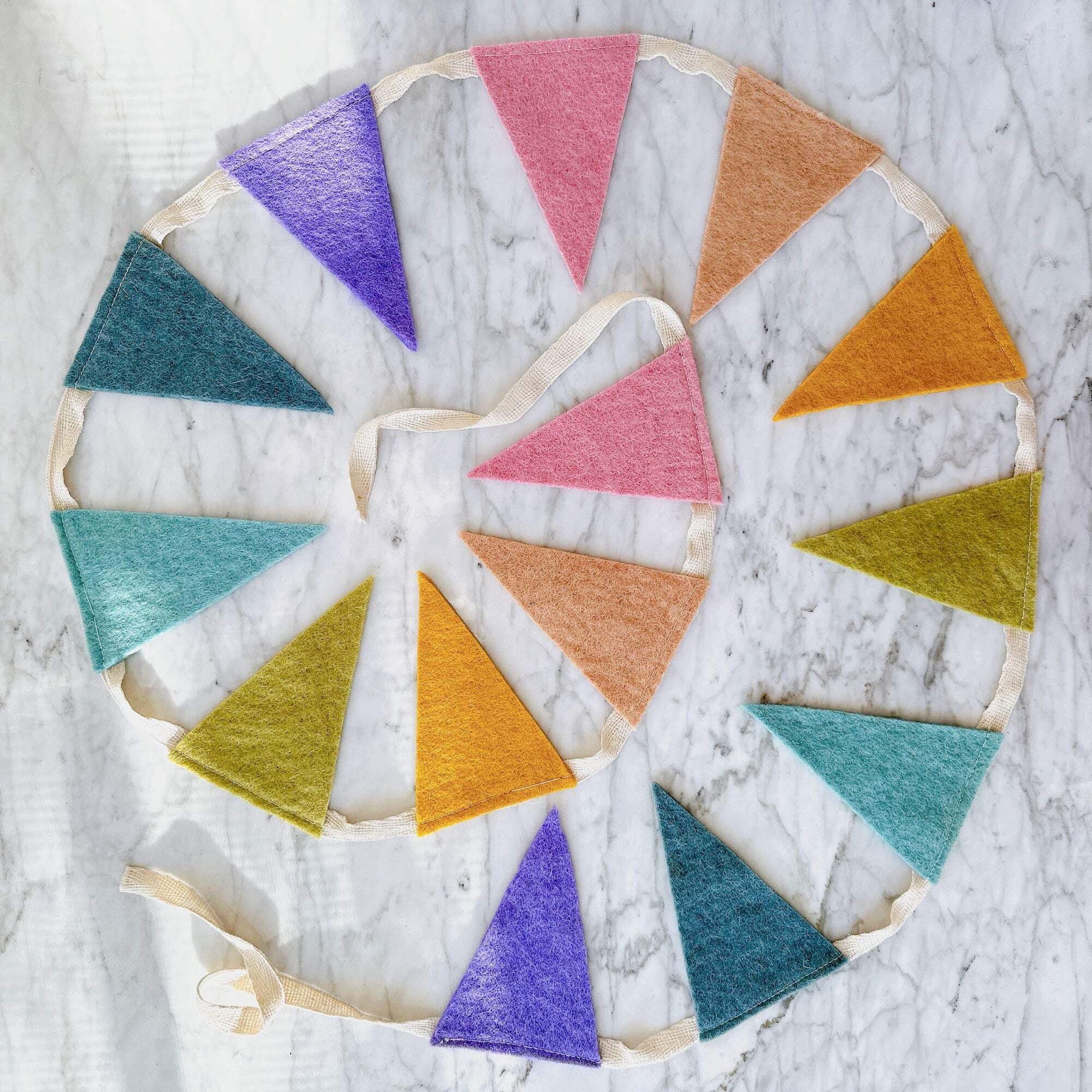 Felt Garland - Flag Party Banner