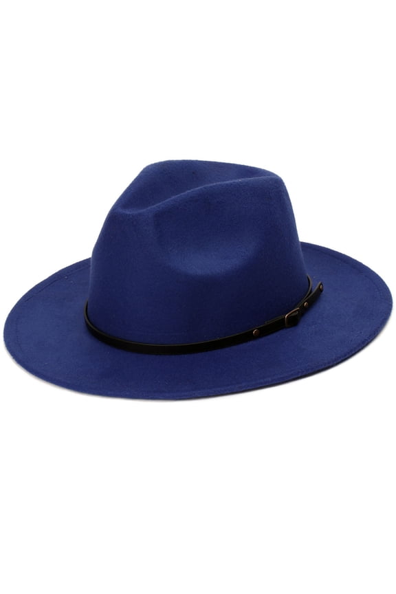Felt Hats for Women,Fedora Hats for Women ,Felt Hats for Women Fedora,Hat Belt Buckle Wool Fedora Hat,Classic Floppy Panama Hats for Women with Belt,Wide Brim Fedora Hats for Women