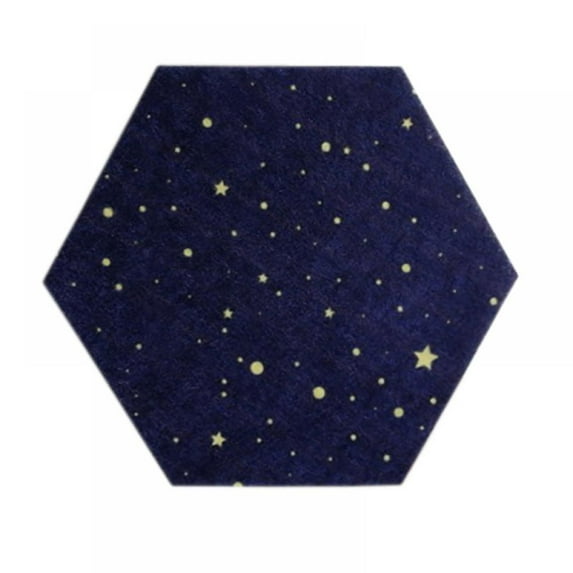 Felt Hexagon Starry Sky Background Board DIY Puzzle Photo Wall Starry Sky Background Board