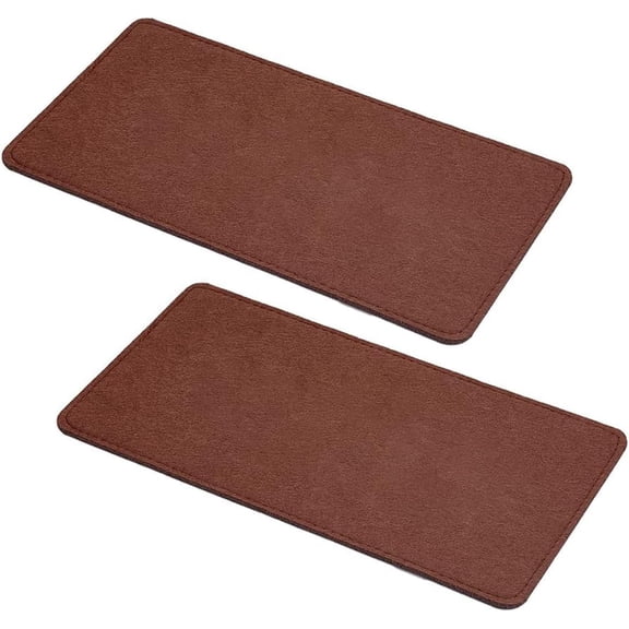 Felt Inserts Bag Bottom Cushion Pad Rectangle Coconut Brown 35x18x0.45cm for DIY
