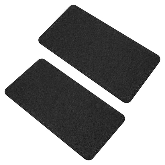 Felt Inserts bag Bottom Cushion Pad Rectangle Black 25x13x0.45cm Wool