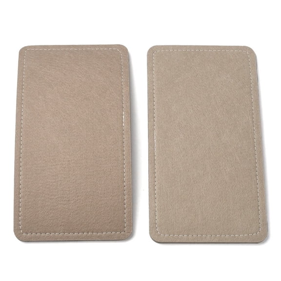 Felt Inserts bag Bottom Cushion Pad Rectangle Tan 25x13x0.5cm