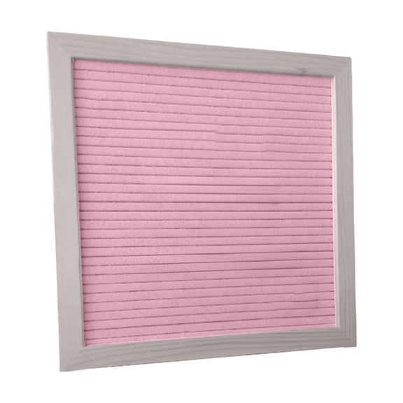 Felt Letter Board Changeable Letters, Numbers & Symbols – Message Board for Classroom, Home & Office Pink