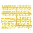 thumbnail image 1 of Uxcell Felt Letter Board Letters Numbers Symbols 3/4 inch Bright Yellow Alphabet Message Board Changeable, 1 of 6