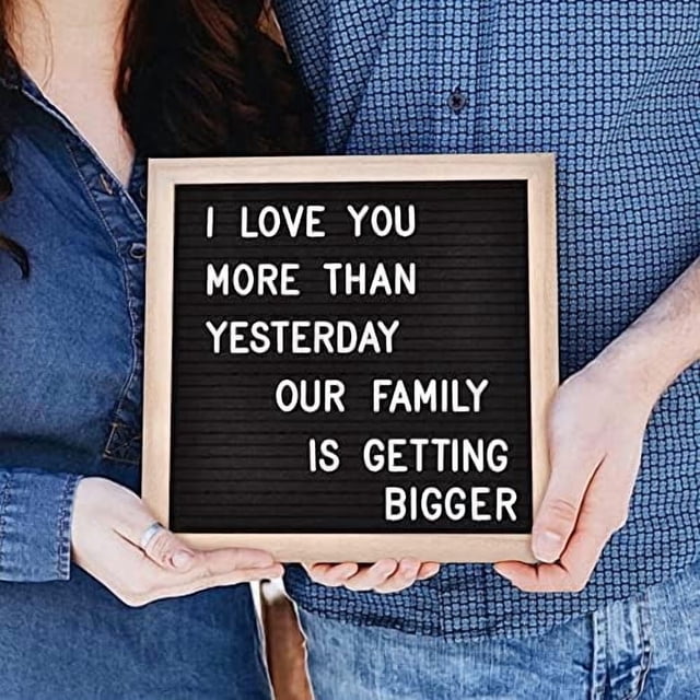 Felt Letter Board with 294 Letters, Numbers, Symbols - 10x10 inch ...