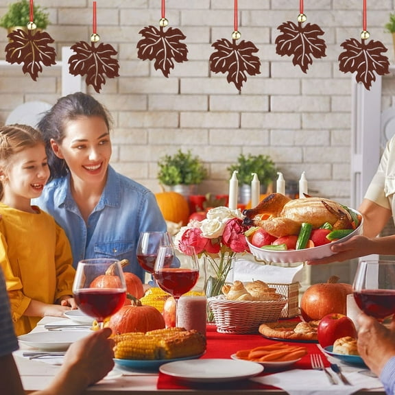 Felt Maple Leaf Ornaments,Thanksgiving Ornaments,Fall Leaf Cutouts,Felt Leaf Decor,Thanksgiving Party Decor,Seasonal Ornaments,Hanging Leaf Decor,Autumn Craft Supplies,Fall Decorations