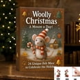 thumbnail image 1 of Felt Mouse Advent Calendar 2025, 24-Day Christmas Countdown with 2D Acrylic Felt Mice Ornaments, Holiday Décor for Families & Collectors, 1 of 7