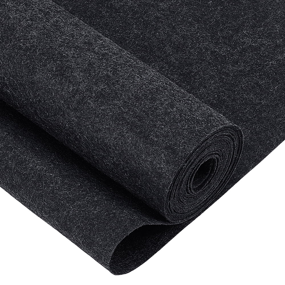 Felt Non-woven Fabric DIY Craft Black 3500x400x3mm
