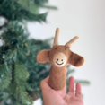 thumbnail image 1 of Felt Ox Cow Finger Puppet, 1 of 1