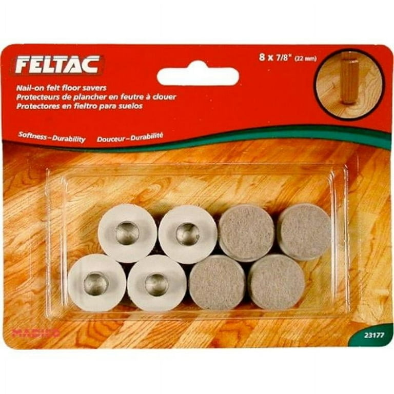 7/8 in. Nail-On Felt Pads (8 per Pack) 7/8 in. Nail-On Felt Pads (8 per Pack)