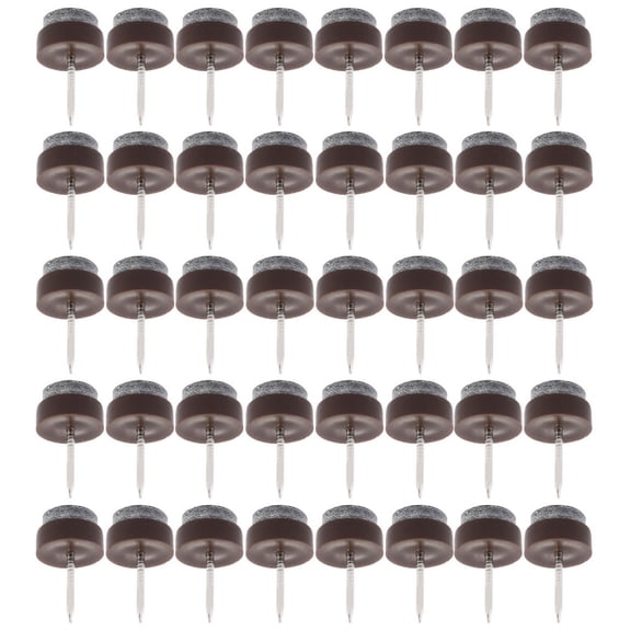 Felt Pad Nail DIY Furniture Legs Feet Floor Protector 13mm 1/2" Dia 40pcs