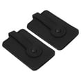 thumbnail image 1 of Felt Pull out Key Case Car Key Organize Pouch with Drawstring for Home Office Car Key, Black, 2 Pack, 1 of 5