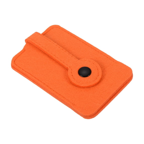 Felt Pullout Key Case Car Key Organize Pouch with Drawstring for Home Office Car Key, Orange