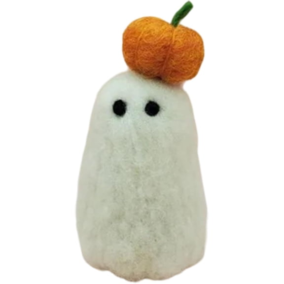 Felt Pumpkin Garland, Pumpkin Set, Pumpkin Decoration, Fall Garland, Seasonal Festive Indoor Outdoor Home Decoration for Halloween Thanksgiving Day Autumnal Fall Party Supplies (Ghosts)