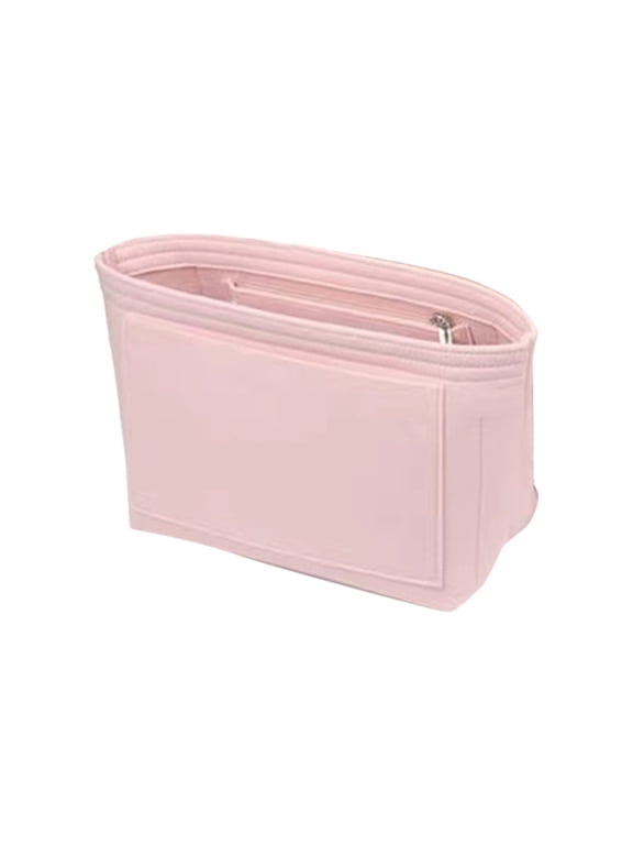 Felt Purse Organizer Insert Bag For Handbag & Tote Shaper Fit Speedy Neverfull Large Tote Pink Size 21