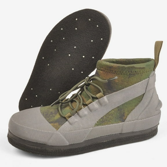 Felt Sole Shoes Non-Slip Waterproof Shoes Anti-Kick Rubber Toe Comfortable Rock Fishing Shoes Anti Collision Toe