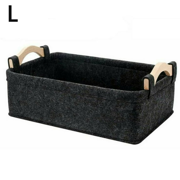 Felt Storage Basket for Home Organization, Washable and Sturdy