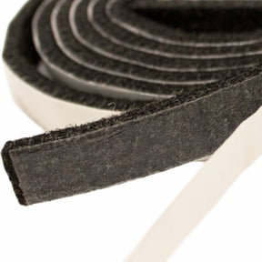Felt Strips 39inch Self Adhesive Black Furniture Felt Pads Roll Anti Scratch Heavy Duty 3mm Thick Floor Protector for Rocking Chair for Hardwood Floor