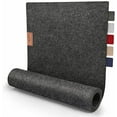 thumbnail image 1 of Felt Table Runner 60x15 inch I Felt Table Runner with Leather I Heat Resistant, Washable Scandi Table Runner Felt for Table Decoration, Home Decoration (Anthracite), 1 of 7