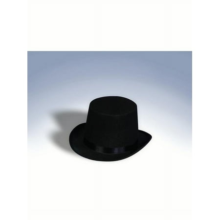 Rubies Black Classic Deluxe Top Hat for Adults; Unisex One Size