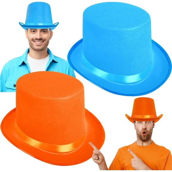 Felt Top Hat,Deluxe Magician Ringmaster Costume Hats for Teens,Adults,Halloween,Themed Party, Accessory