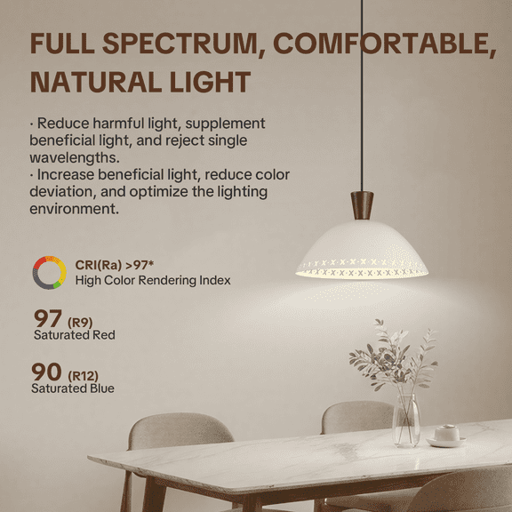 Feltar Pendant Light for Kitchen Island, Modern Cream Nordic Design with Wood & Metal Shade, Adjustable Dimmable Fixture for Dining Room or Bedroom