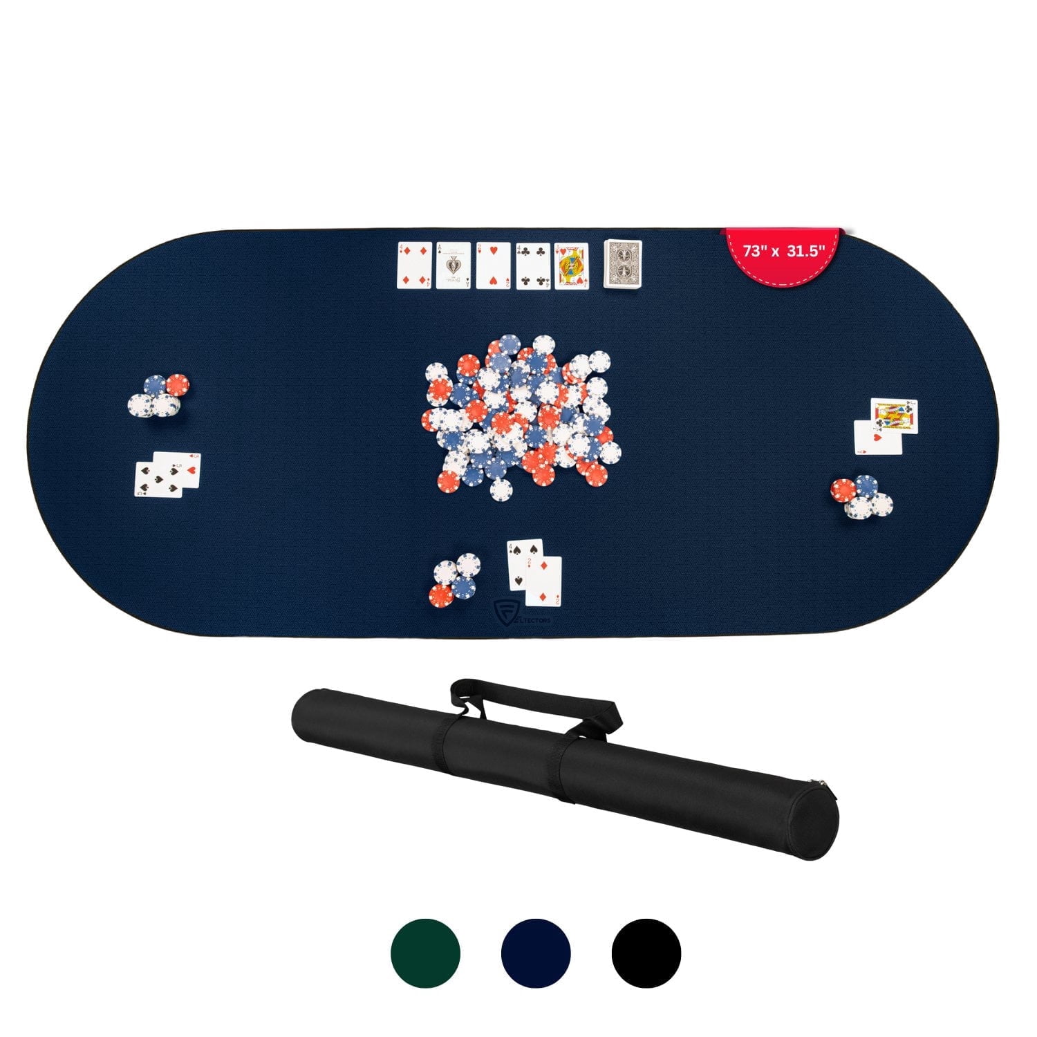 Feltectors Board Game Mat, Table Cover for Mahjong, Poker, Playing