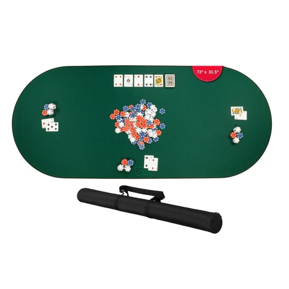 Feltectors Board Game Mat, Table Cover for Mahjong, Poker, Playing Cards, Tile Games, Dominoes 72 x 30 inch