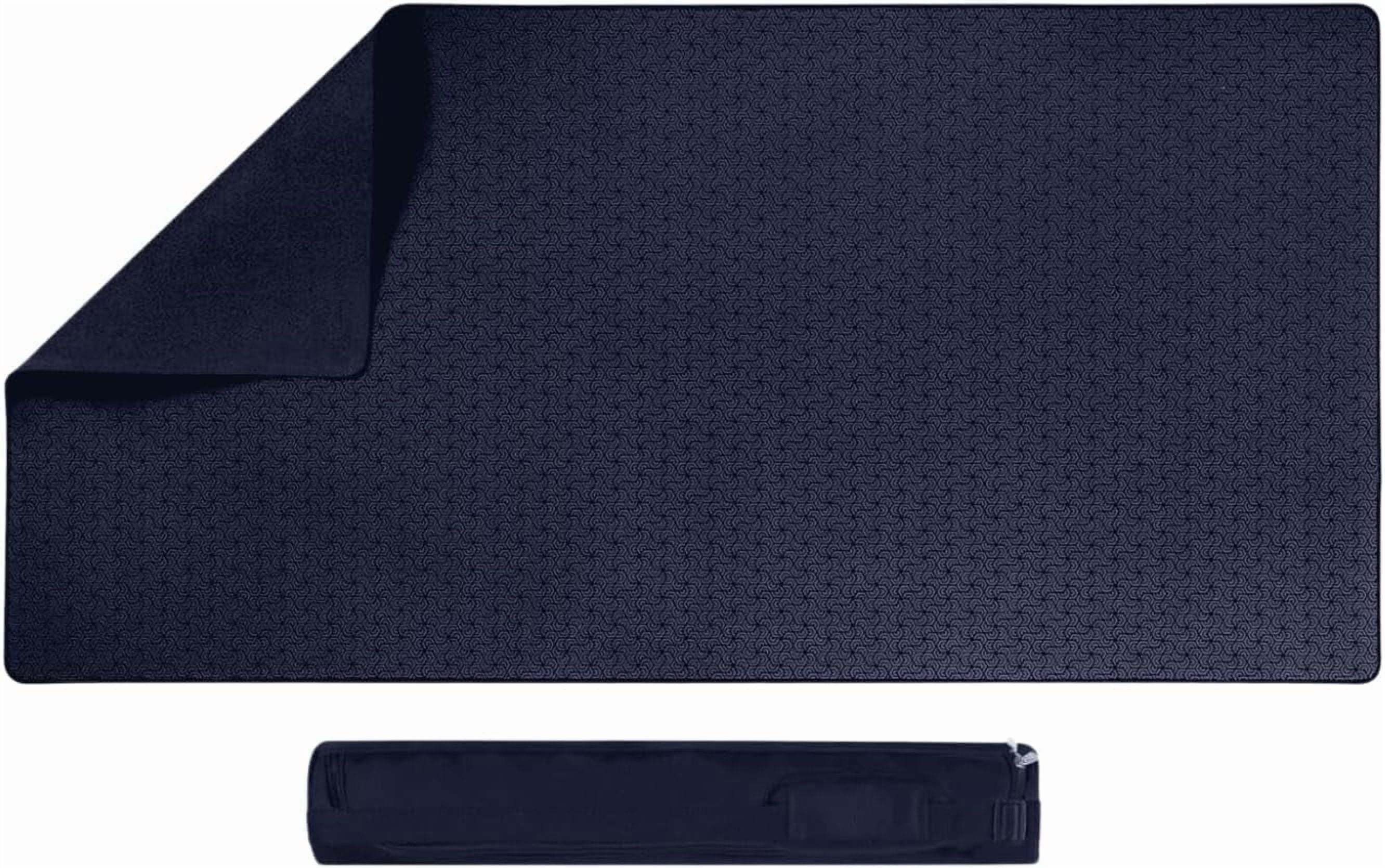 Feltectors Board Game Table Mahjong Neoprene Mat Card Table Cover 2x4 ft Blue