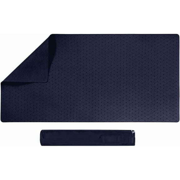 Feltectors Board Game Table Mahjong Neoprene Mat Card Table Cover 2x4 ft Blue