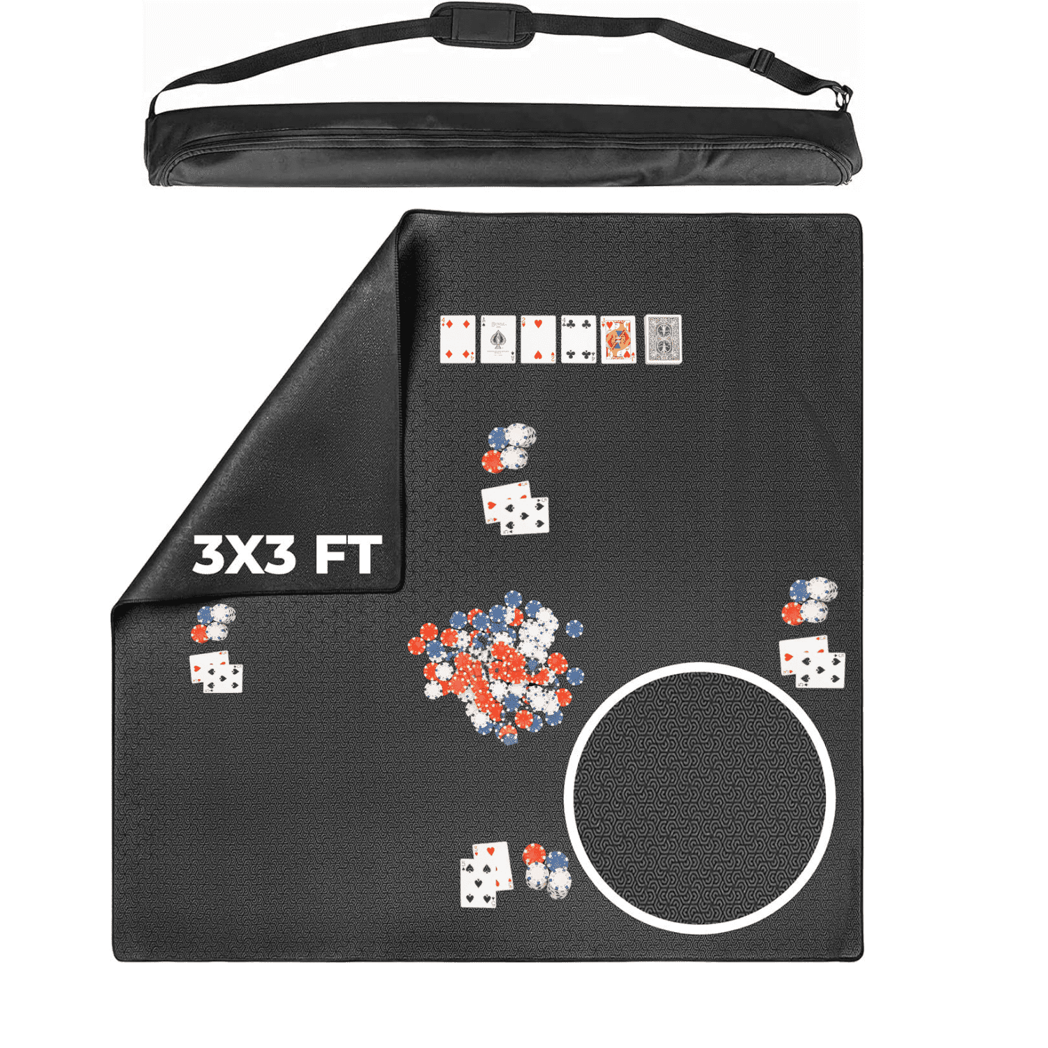 Feltectors Board Game Mat for 36 x 36 in Tables, Mahjong Mat with