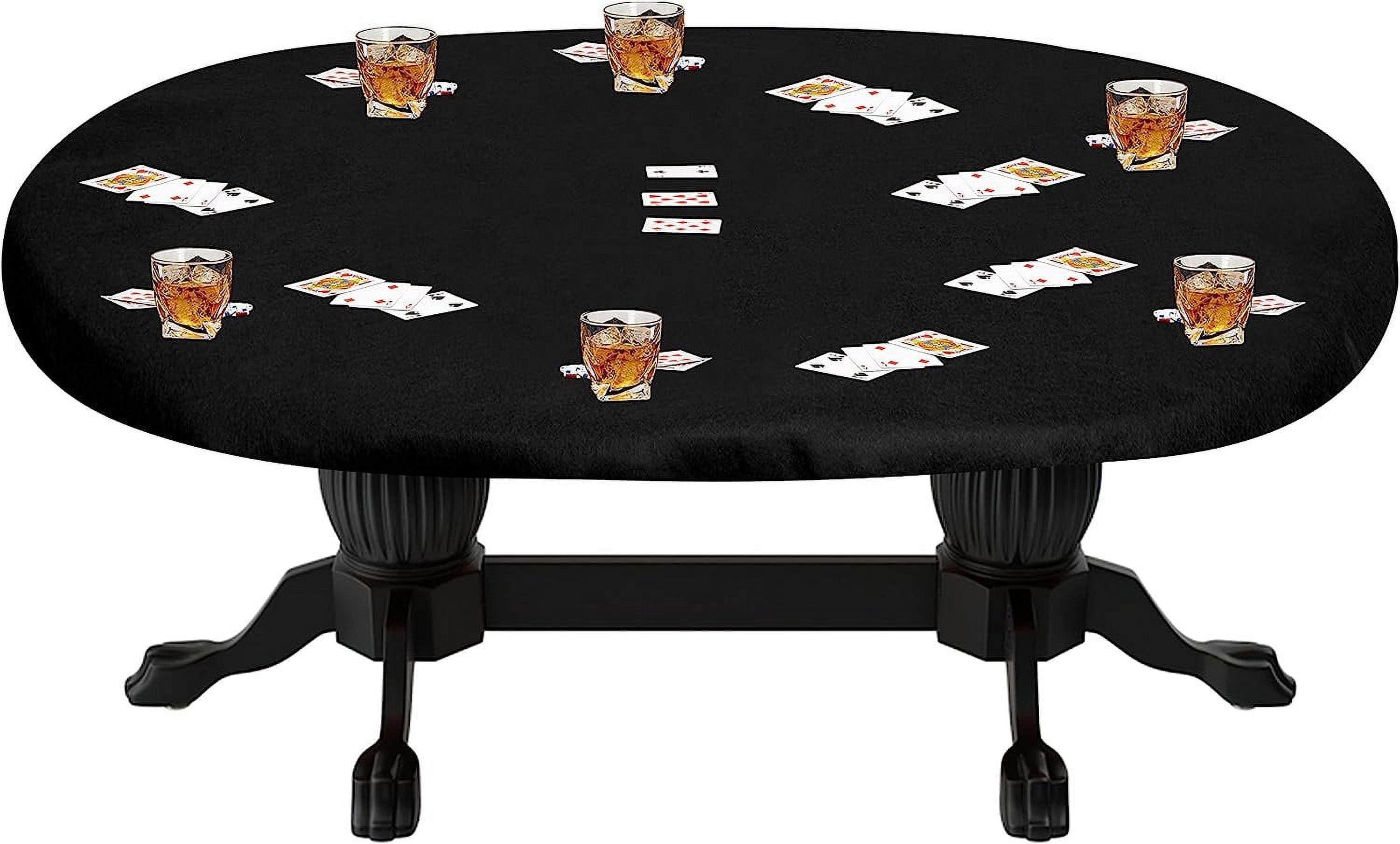 Feltectors Felt Tablecloth Oblong Poker Table Topper Oval Tables Cover