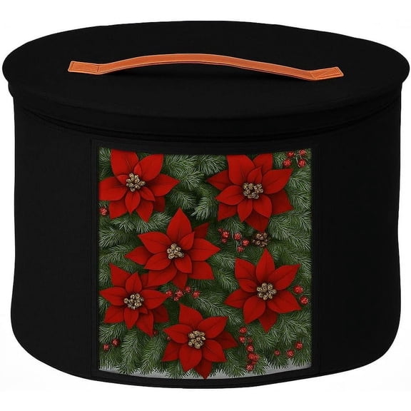 Feltectors Hat Storage Box for Adult Women and Men Grey 20 x 12 inches Black 1pack