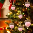 thumbnail image 1 of Felted Acorn Ornaments, Wool Christmas Tree Decoration, Holiday Tree Hanging Decor, Natural Winter Ornaments, DIY Christmas Craft Set, Rustic Christmas Decor Christmas Decorations, 1 of 6