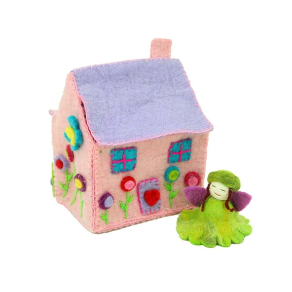 Felted Tiny Dream House Global Groove