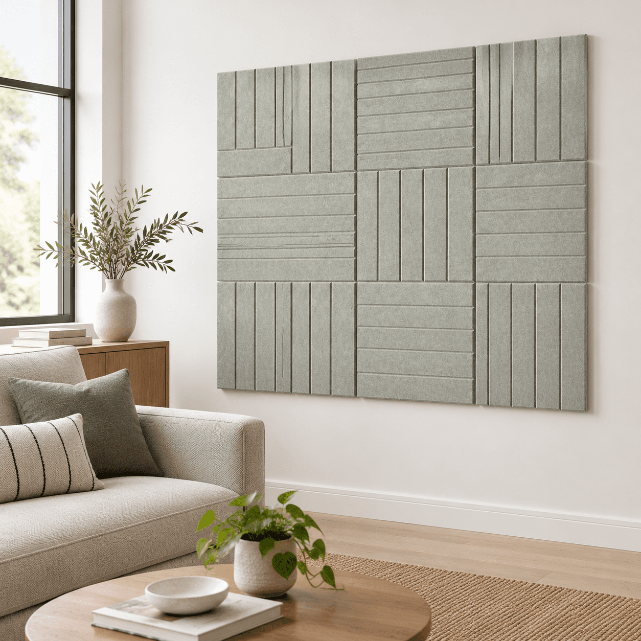 Feltind Tiles | Modern Cork Alternative Largeds For Walls Aesthetic ...