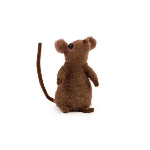 Felting Kit - Brown Mouse Needle Felt Kit