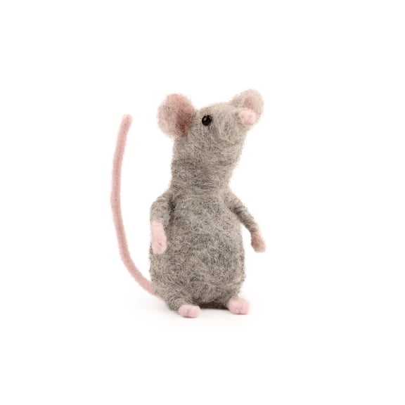 Felting Kit - Grey Mouse Needle Felt Kit
