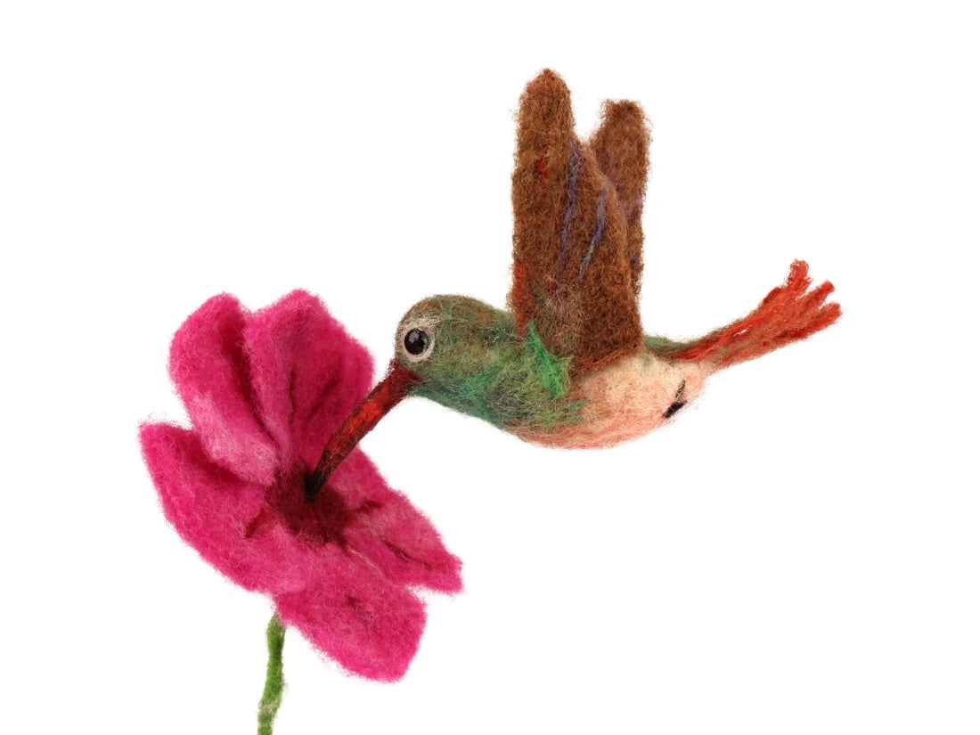 Felting Kit - Hummingbird Needle Felting Kit