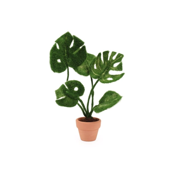 Felting Kit - Monstera Needle Felt Kit