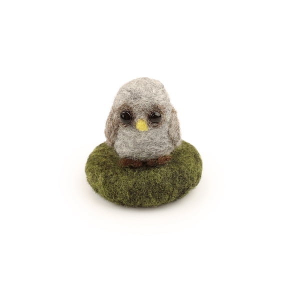 Felting Kit - Owl Amiguwoolli Mini Kit Needle Felting Kit