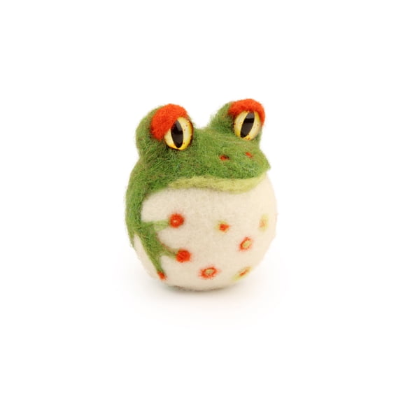 Wizardi Beginner Needle Felting Kit for Adults - Round Frog. Animal Felting Kit. Felting Tools. Wool Felting Supplies. Felt Crafts. Wool Felt. The Makerss