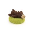 thumbnail image 1 of Felting Kit - Tiny Snoozing Bear Needle Felt Kit, 1 of 2