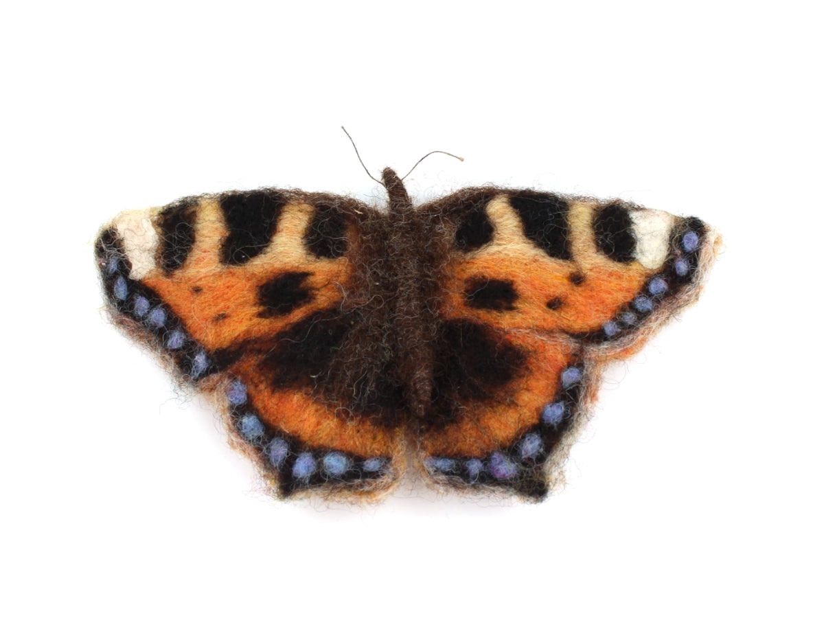 Felting Kit - Tortoiseshell Butterfly Small kit Needle Felting Kit