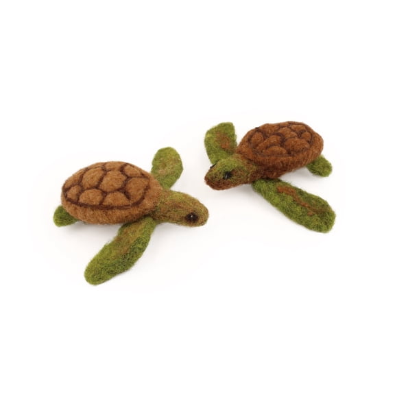 Wizardi Beginner Needle Felting Kit for Adults - Turtle. Animal Felting Kit 10cm Long. Felting Tools. Wool Felting Supplies. Felt Crafts. Wool Felt. The Makerss