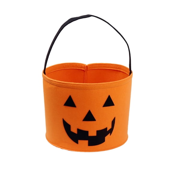 Felting Storage Bucket Large Capacity Storage Basket Halloween Felting Handbag