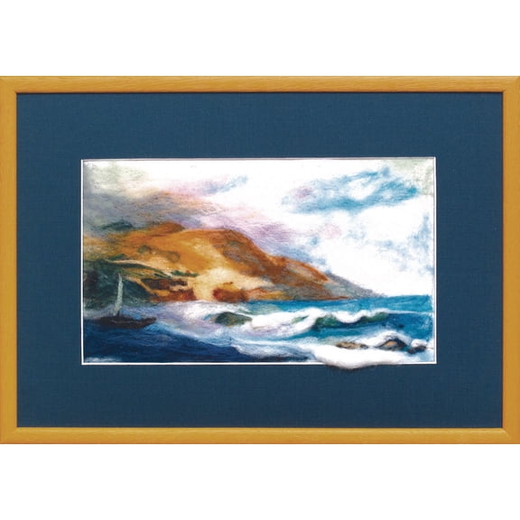 Felting kit V-65C ''Sea landscape''